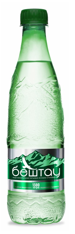 Вода мин Бештау NRZN питьевая лечебно-столовая газ, 0,5 л, пластик